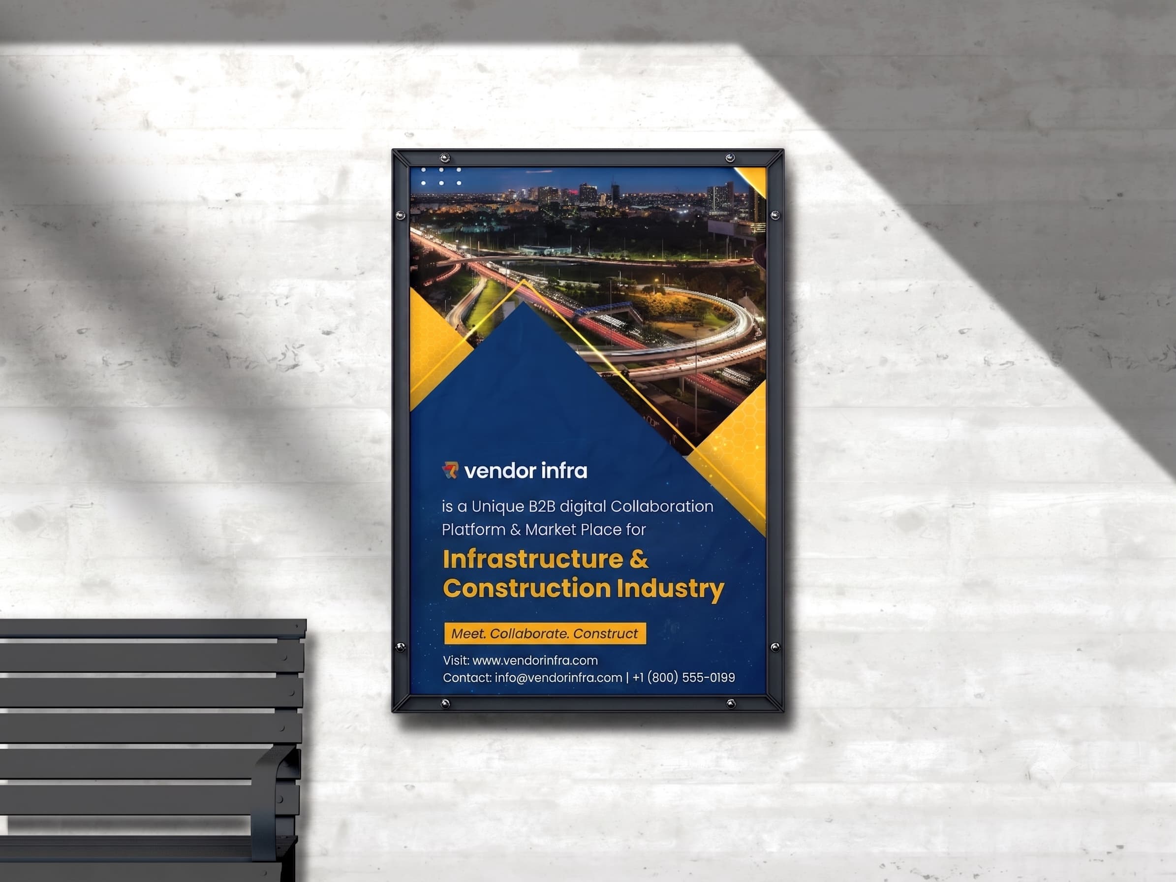 Vendor Infra wall poster design
